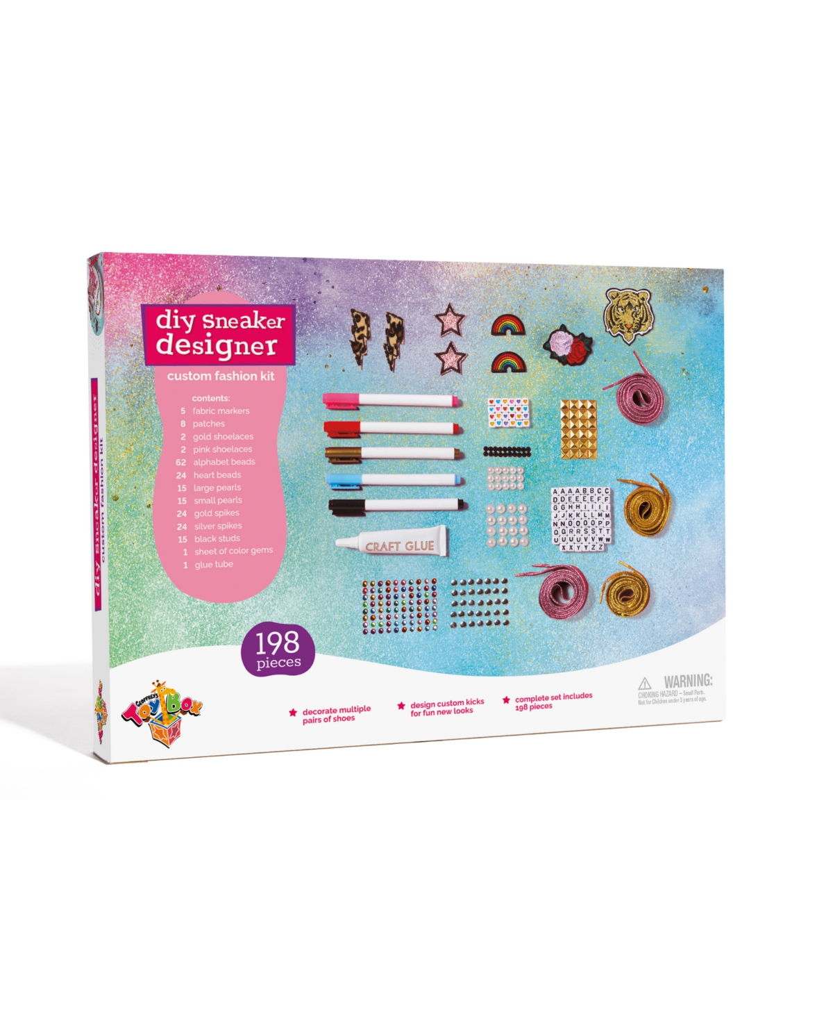 Geoffrey's Toy Box Fashion Designer Diy Sneaker Decorating Set In Open Miscellaneous