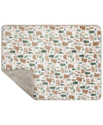 Baby Forest Friends Plush Blanket