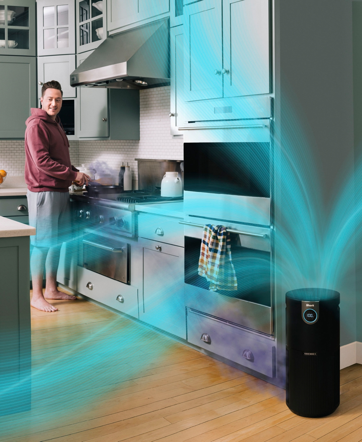 Shark Large-room Air Purifier Max With True Hepa In Charcoal Grey