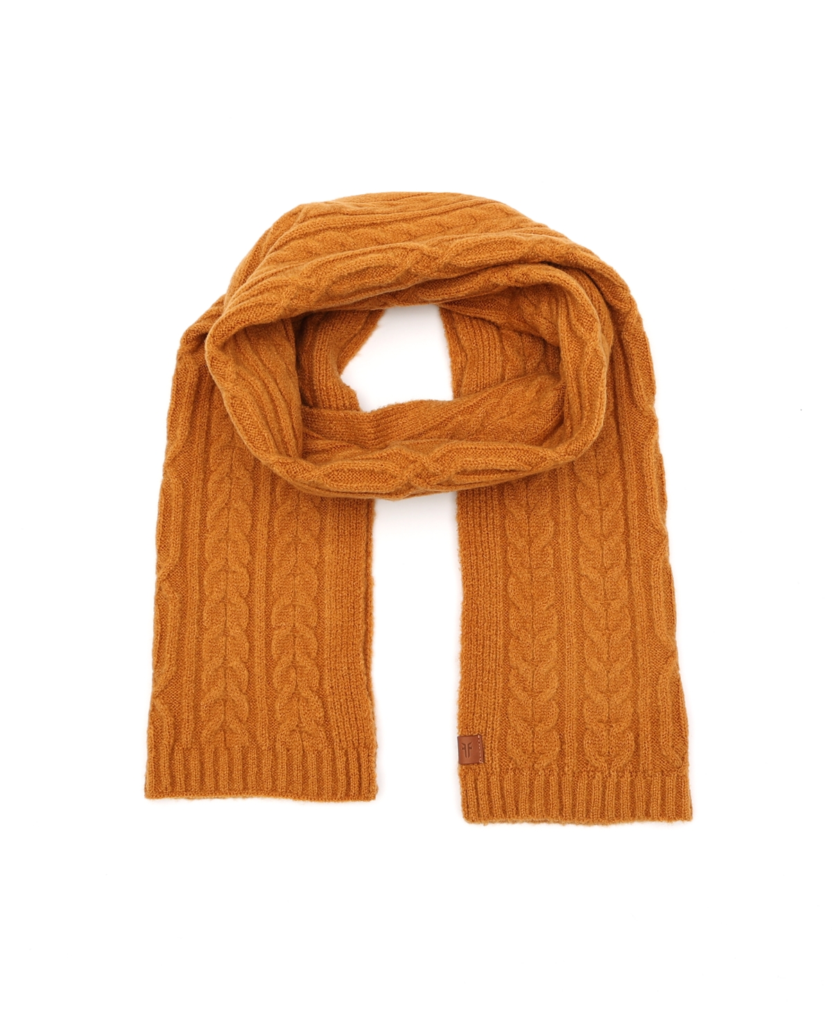 Cable Scarf - Brick Red