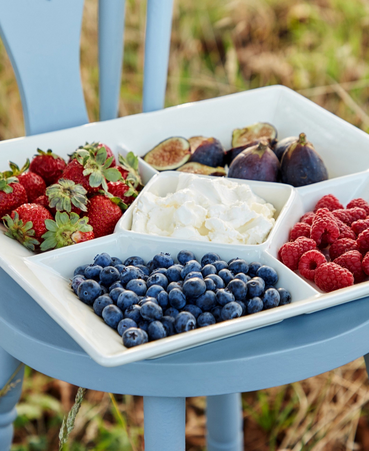 Casafina By Costa Nova Casafina Cook & Host Rectangular Tray In White