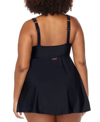 Trendy Plus Size Straya Underwire Swimdress