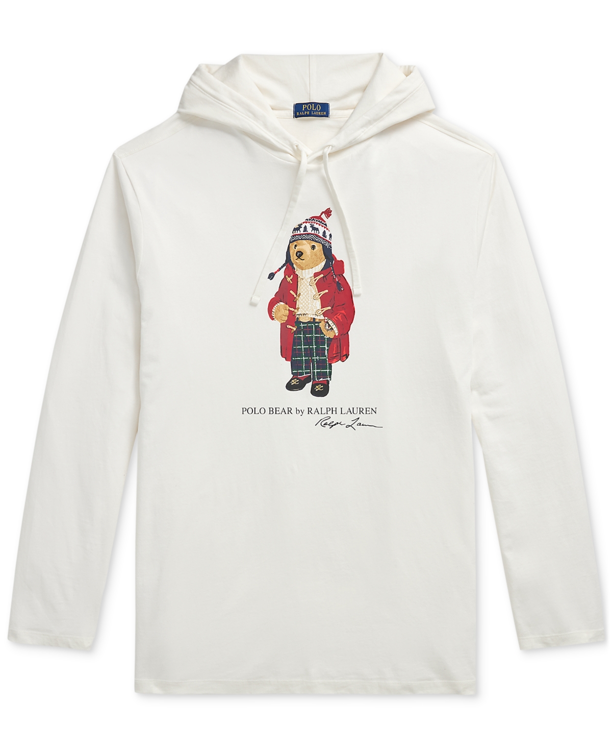 Polo Ralph Lauren Men's Big & Tall Polo Bear Jersey Hooded T-Shirt