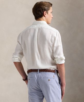 Men's Classic Fit Linen Shirt	