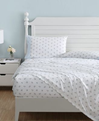 200-Thread Count Cotton Percale 4 -Pc. Sheet Set, Queen