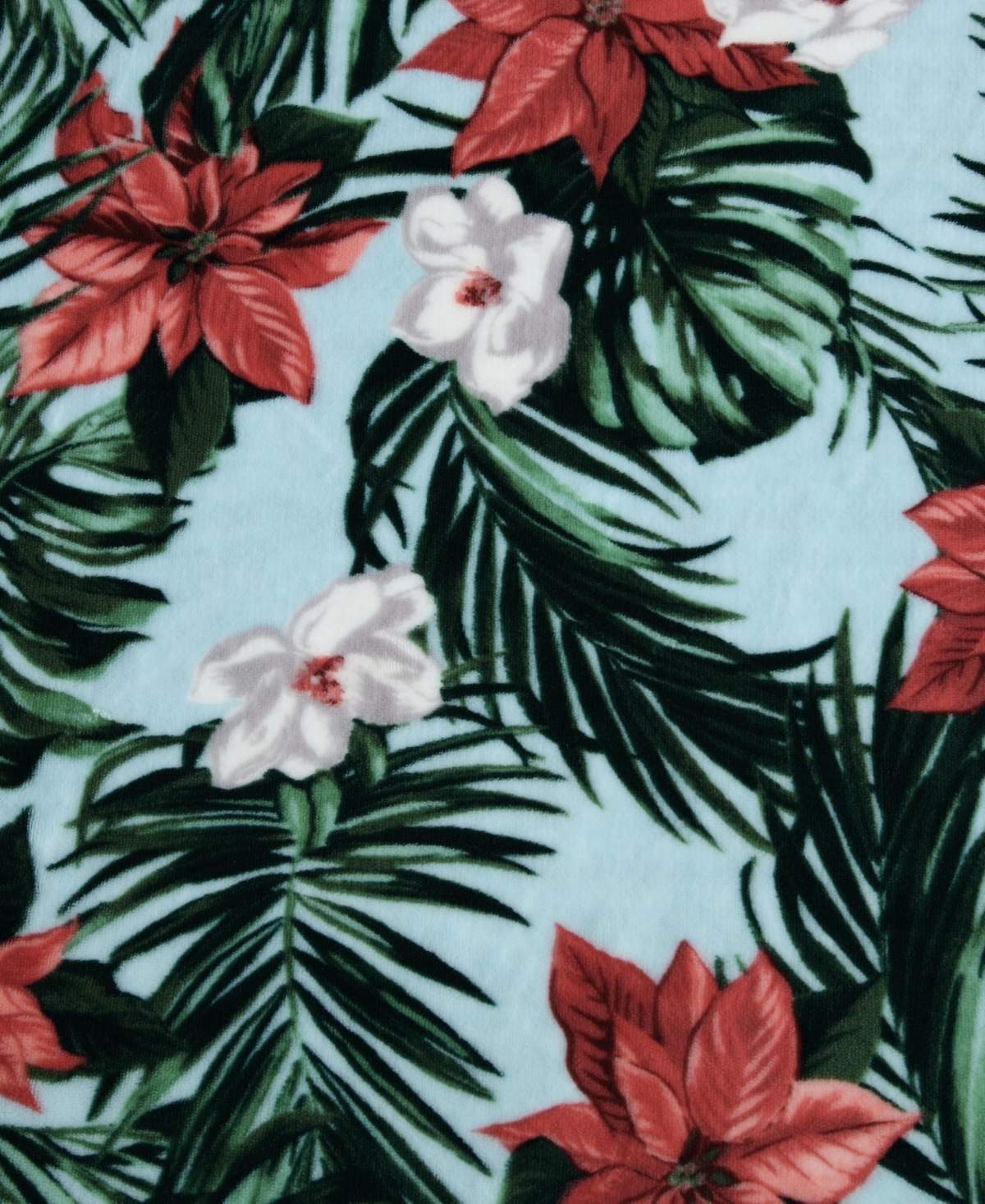 Tommy Bahama Home Closeout!  Flannel Throw, 70" X 50" In Festive Palms