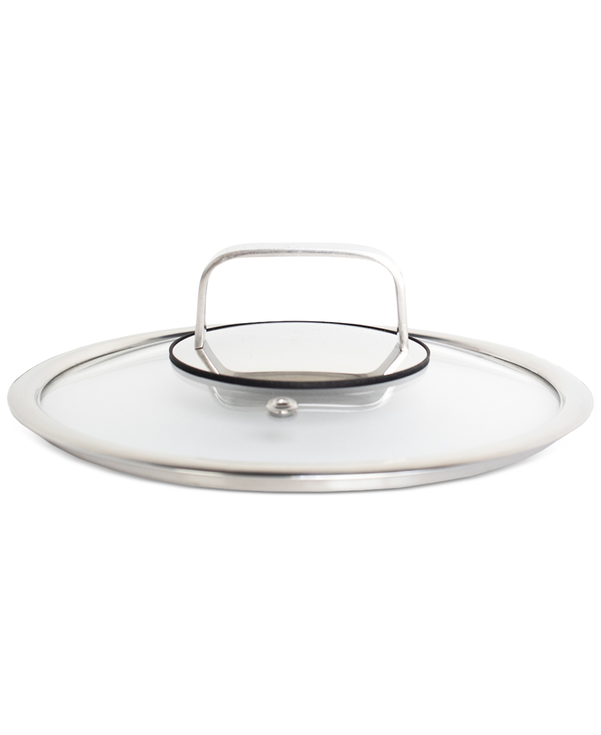 Livwell DiamondClad Hybrid Nonstick Stainless Steel Frying Pan with Tempered Glass Lid