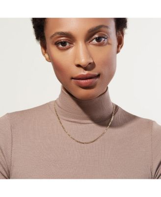 Figaro Chain Necklace - Leo Regular Short