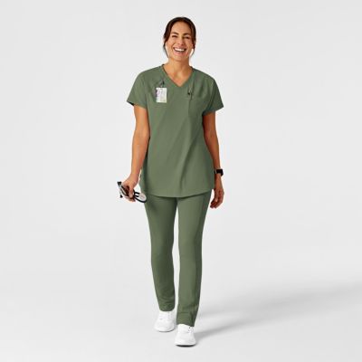 Plus Size RENEW Straight Leg Yoga Scrub Pant