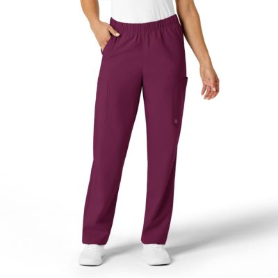 Plus Size W123 Unisex Multi-Cargo Scrub Pant