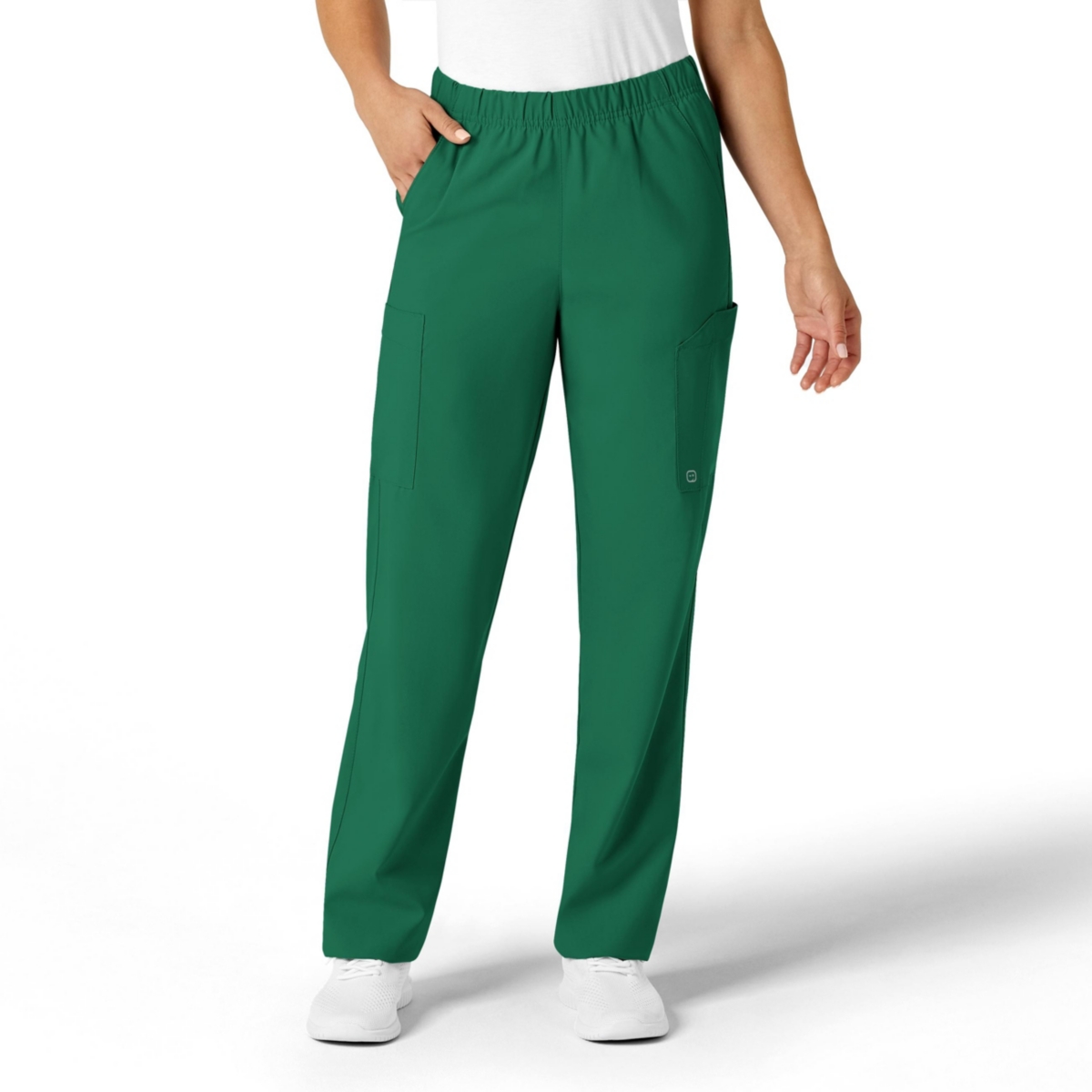 Petite W123 Unisex Multi-Cargo Scrub Pant - Grey
