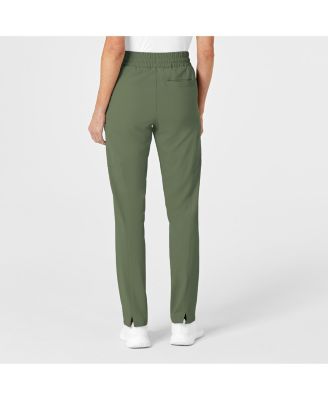 Plus Size RENEW High Waist Slim Leg Scrub Pant