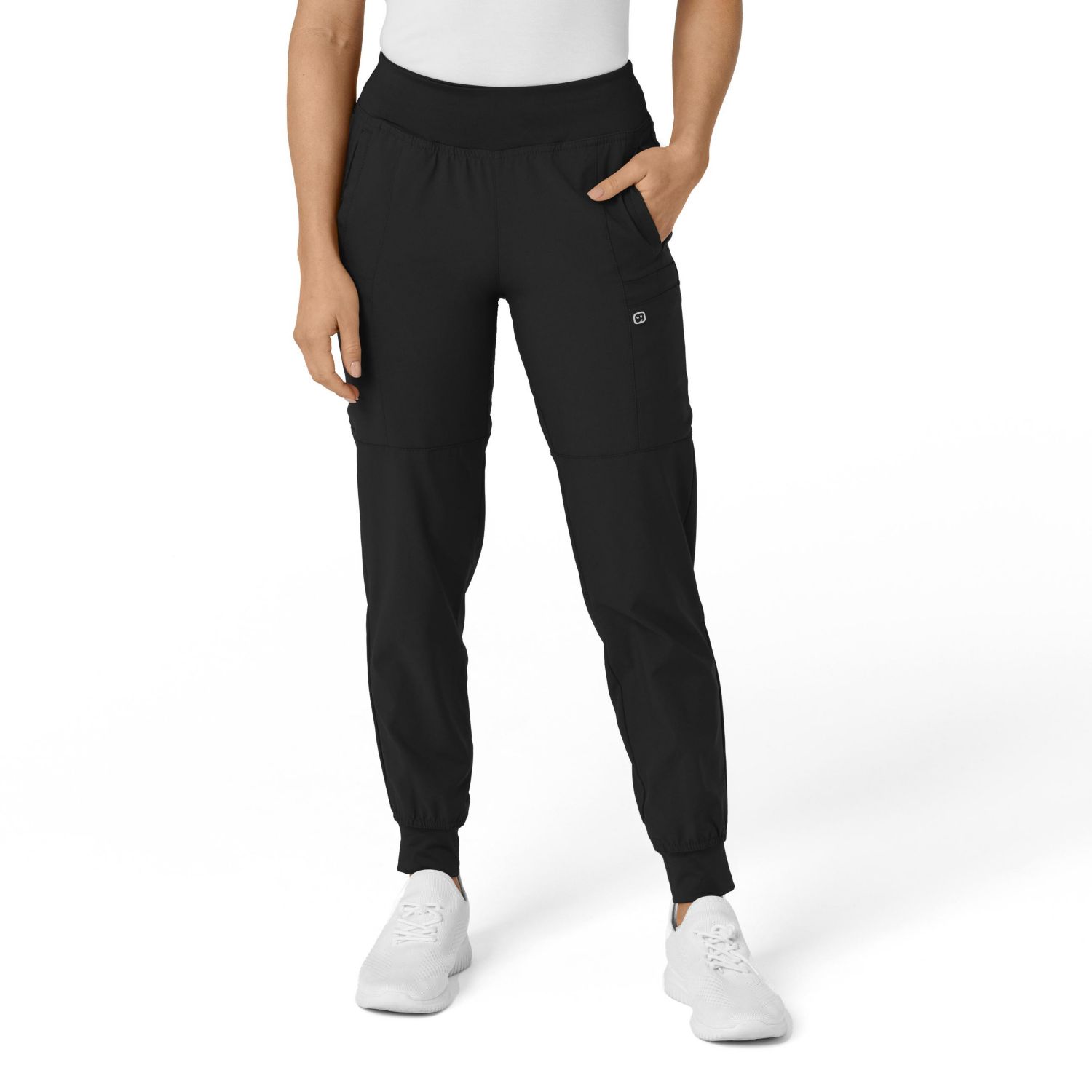 Women's W123 Comfort Waist Cargo Jogger Scrub Pant Regular