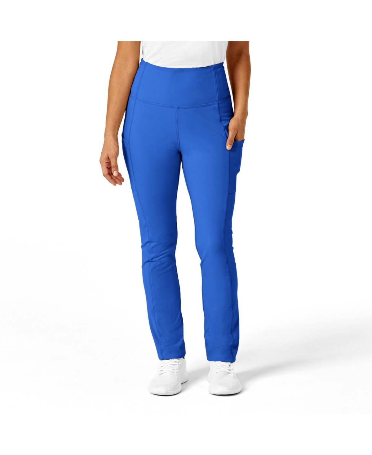 Women's Renew Straight Leg Yoga Scrub Pant - Wine