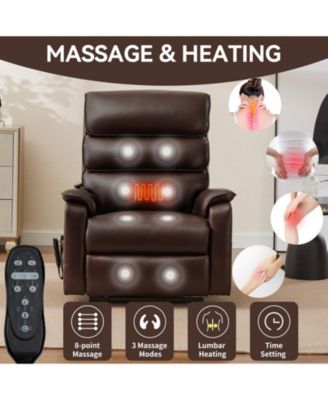 Power Lift Recliner with Heat Massage (350 lb)