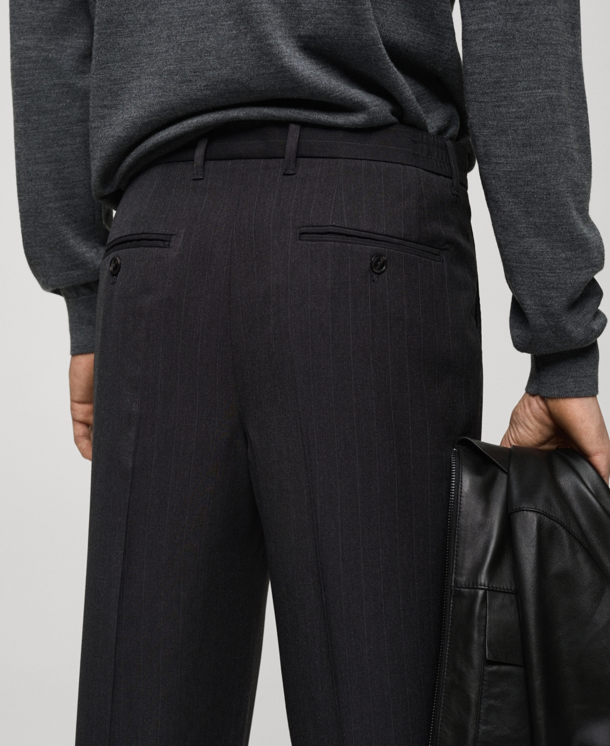 Mango Men's Pleated Pants