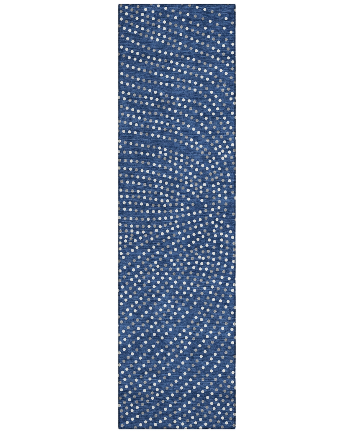 Addison Chantille Machine Washable Acn1021 2'3''x7'6'' Runner Area Rug In Navy