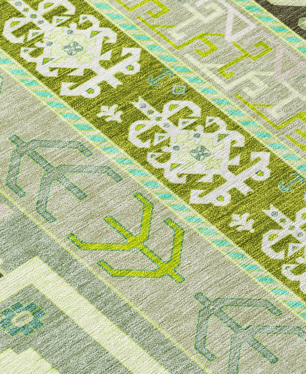 Addison Chantille Machine Washable Acn1015 9'x12' Area Rug In Sage