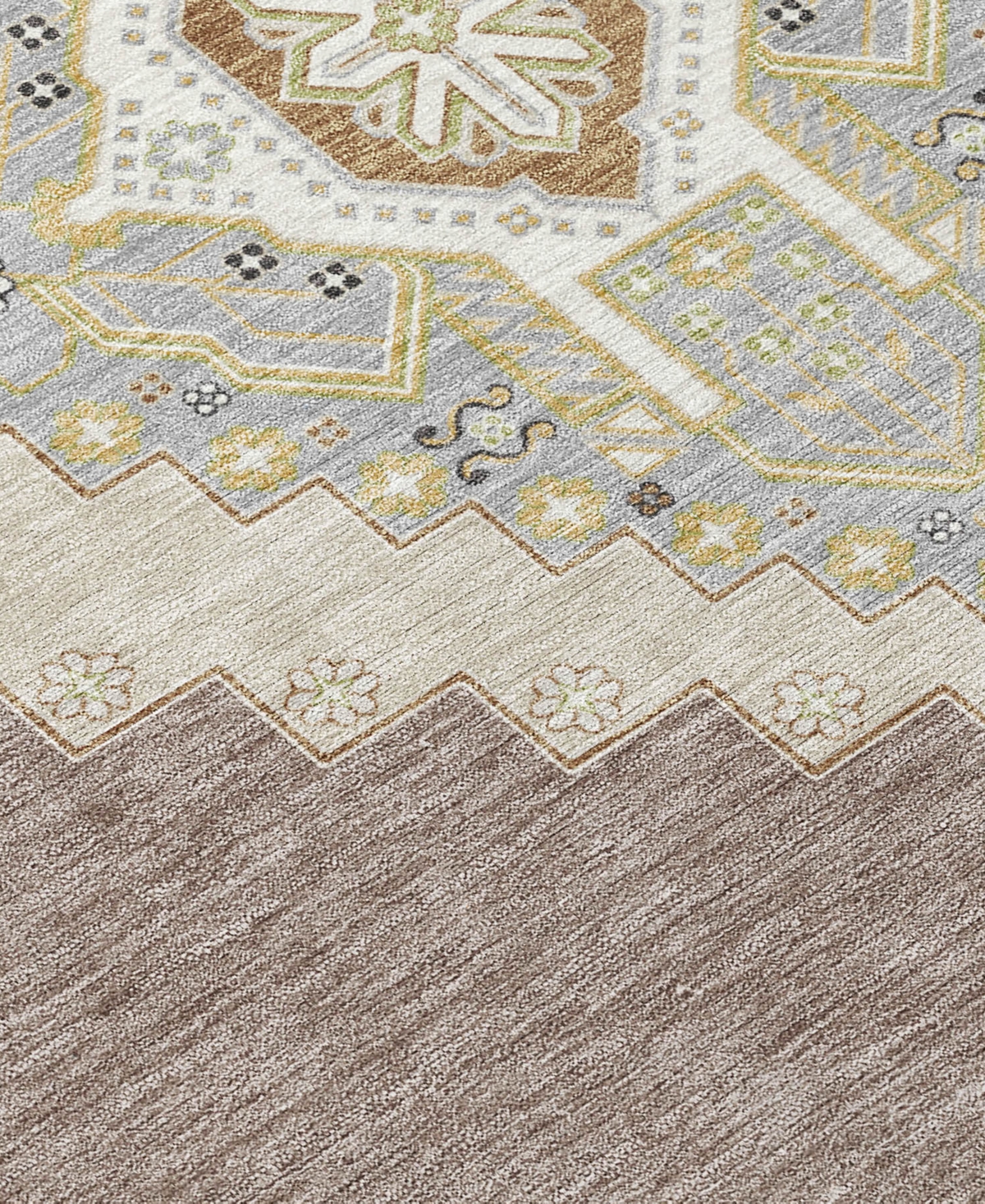 Addison Chantille Machine Washable Acn1014 8'x10' Area Rug In Taupe
