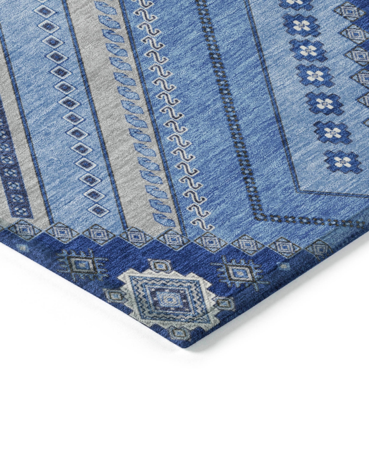 Addison Chantille Machine Washable Acn1010 5'x7'6" Area Rug In Blue