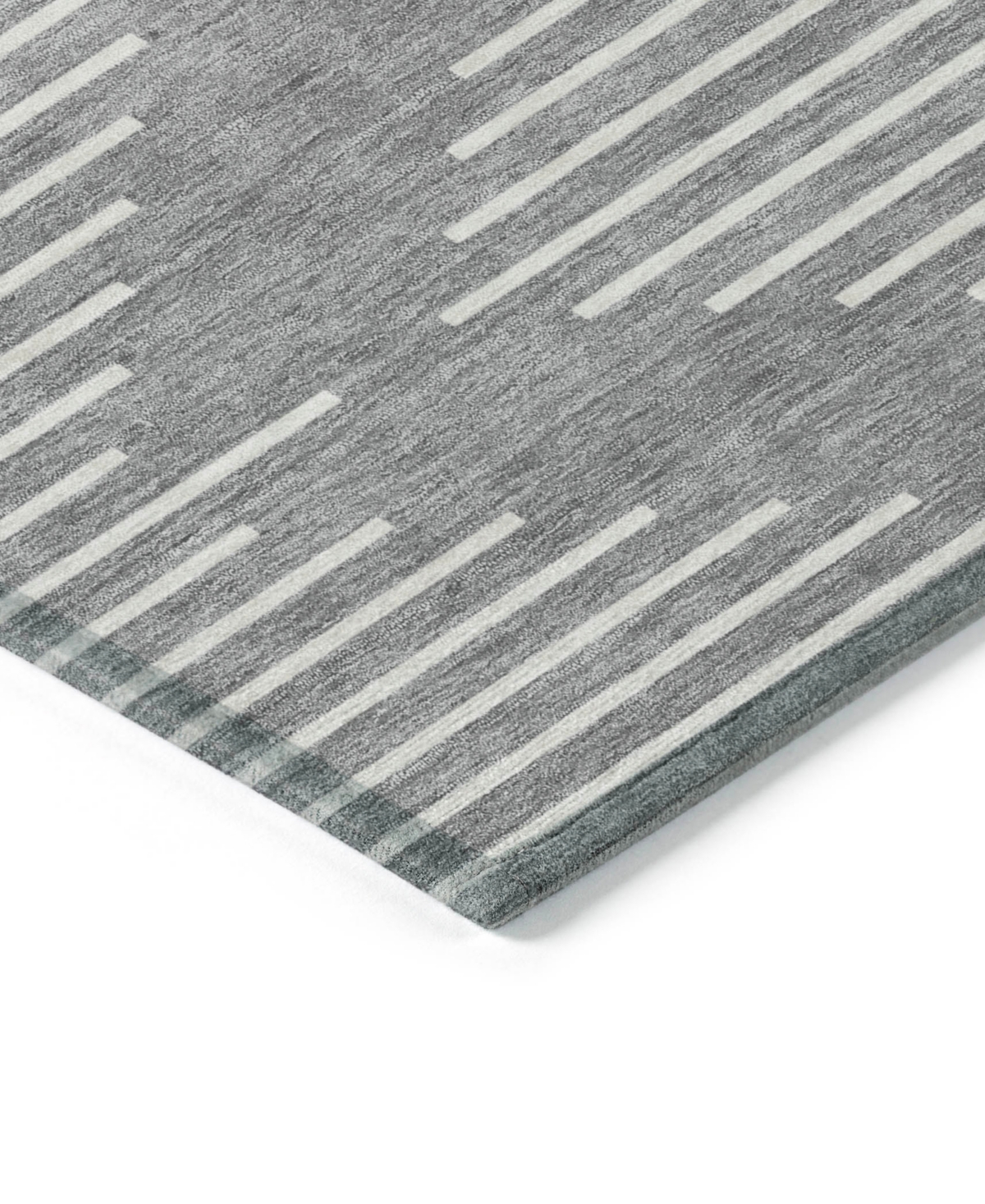 Addison Chantille Machine Washable Acn1016 3'x5' Area Rug In Gray