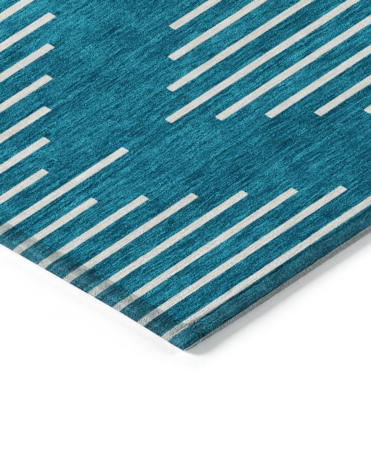 Addison Chantille Machine Washable Acn1016 2'3"x7'6" Runner Area Rug In Teal