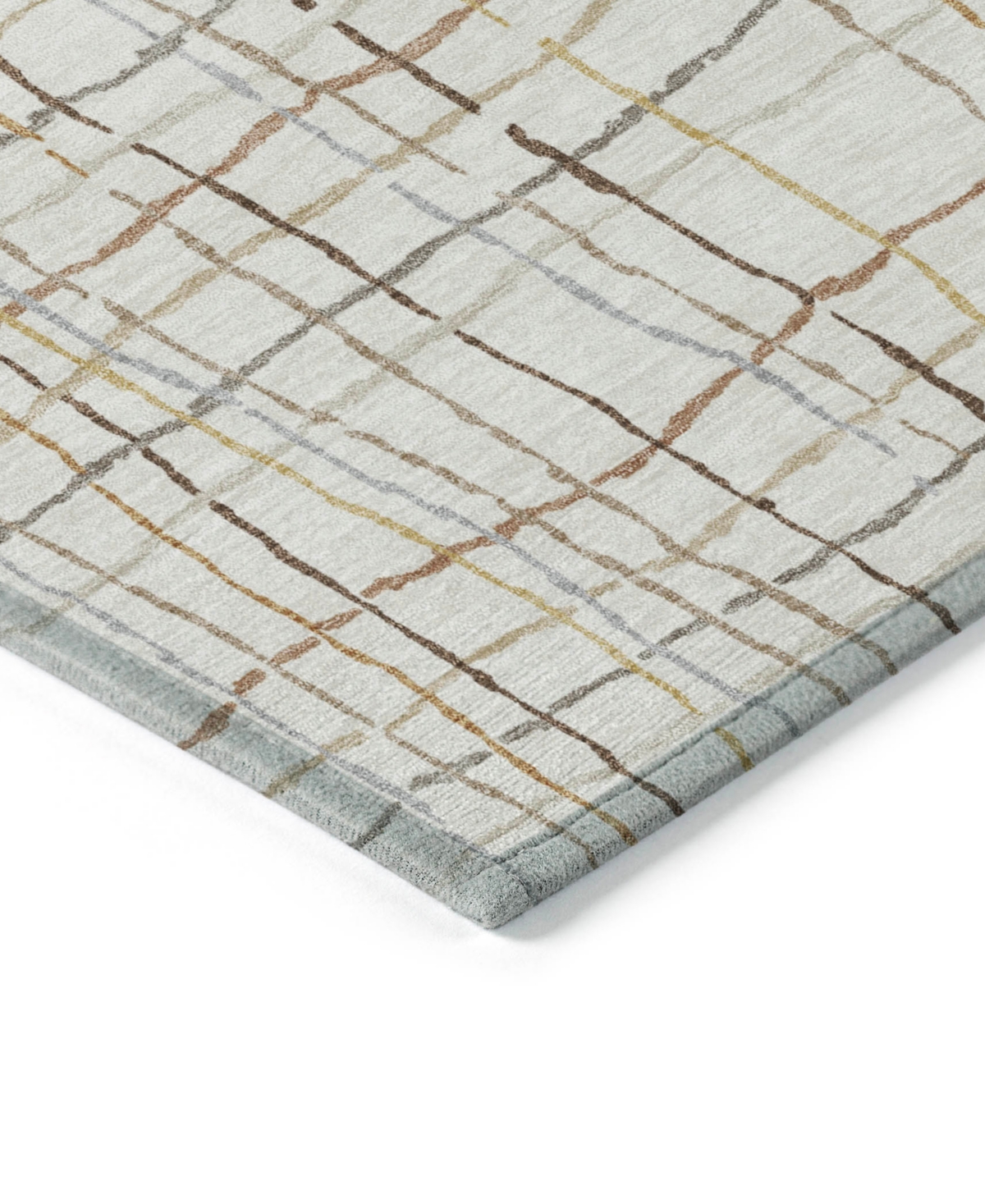 Addison Chantille Machine Washable Acn998 2'3"x7'6" Runner Area Rug In Ivory