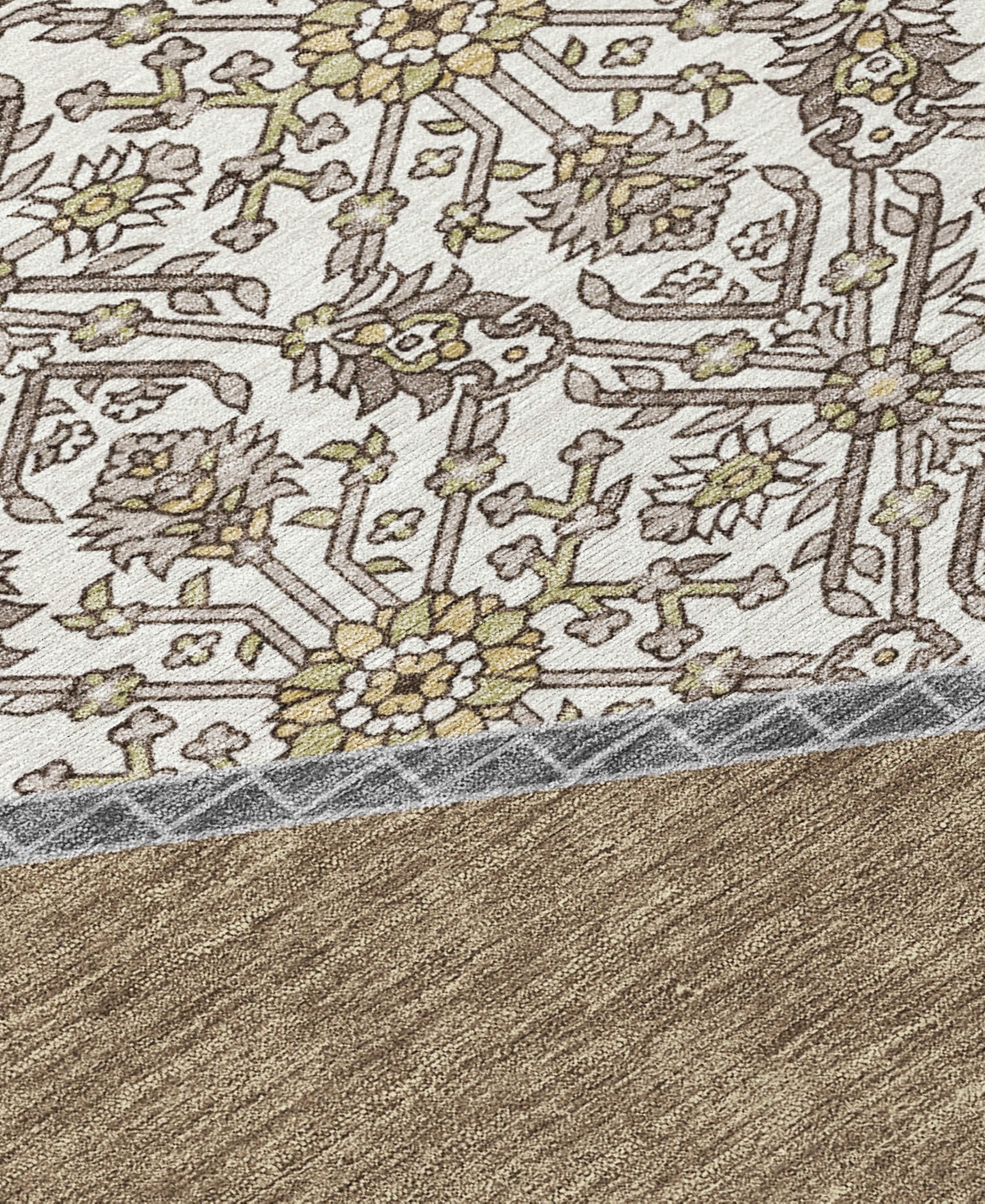 Addison Chantille Machine Washable Acn1011 2'3"x7'6" Runner Area Rug In Brown