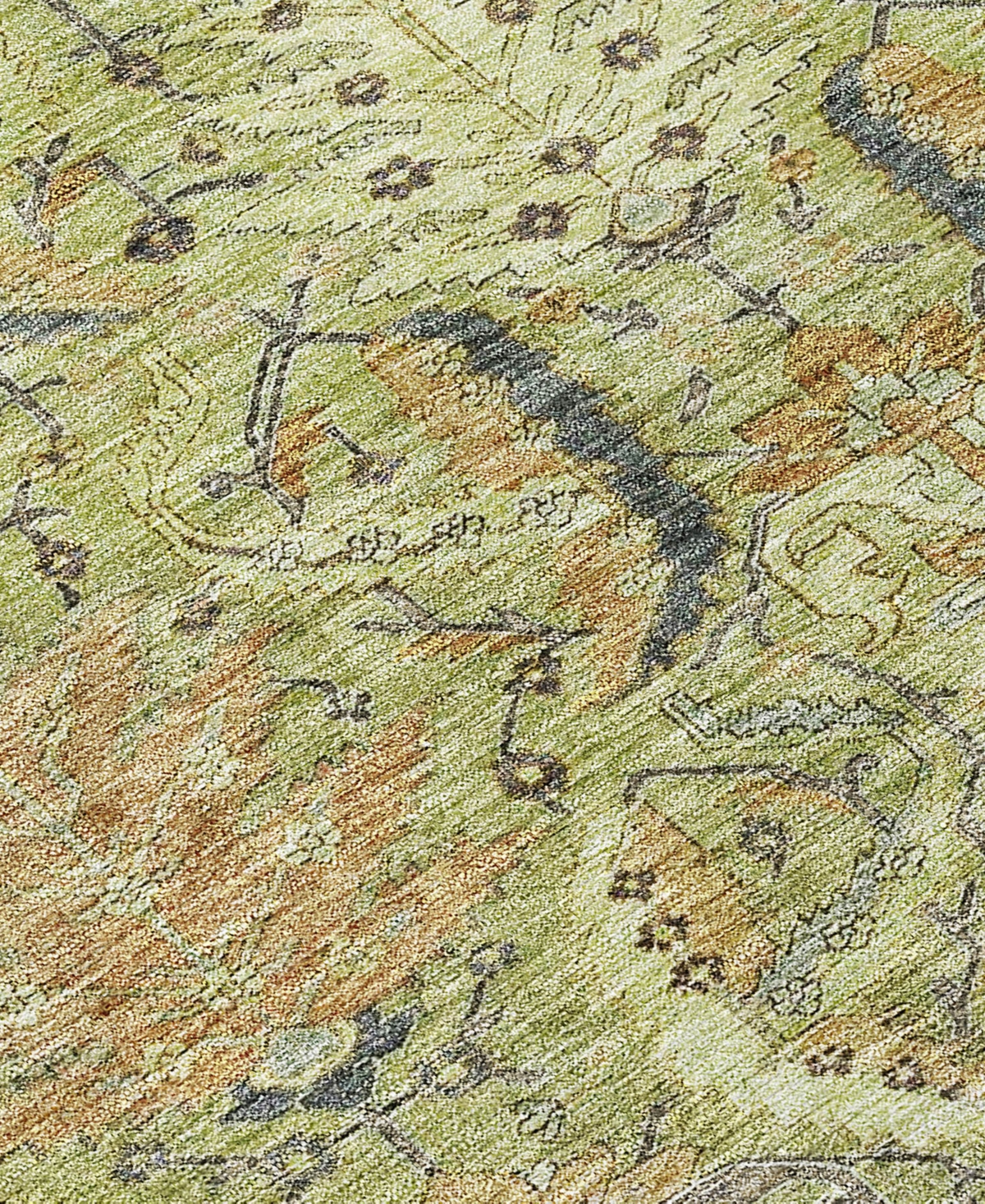 Addison Chantille Machine Washable Acn1082 8'x10' Area Rug In Grass