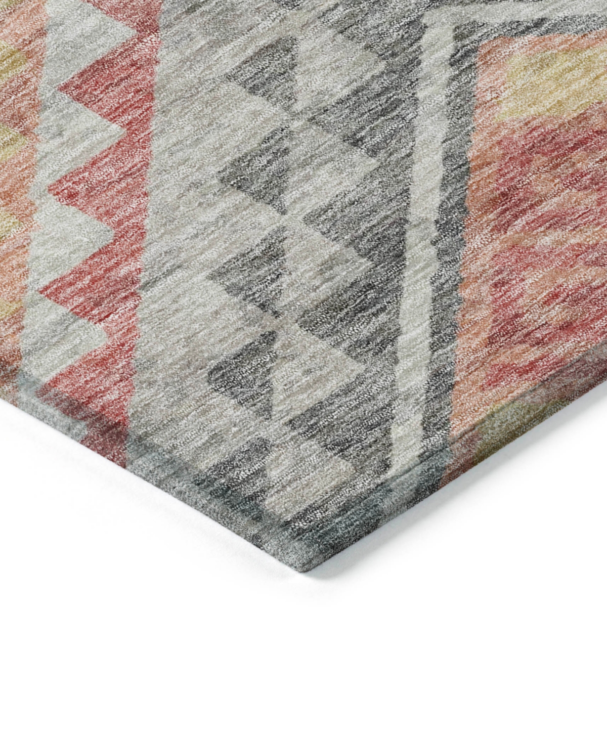 Addison Chantille Machine Washable Acn1091 5'x7'6" Area Rug In Gray