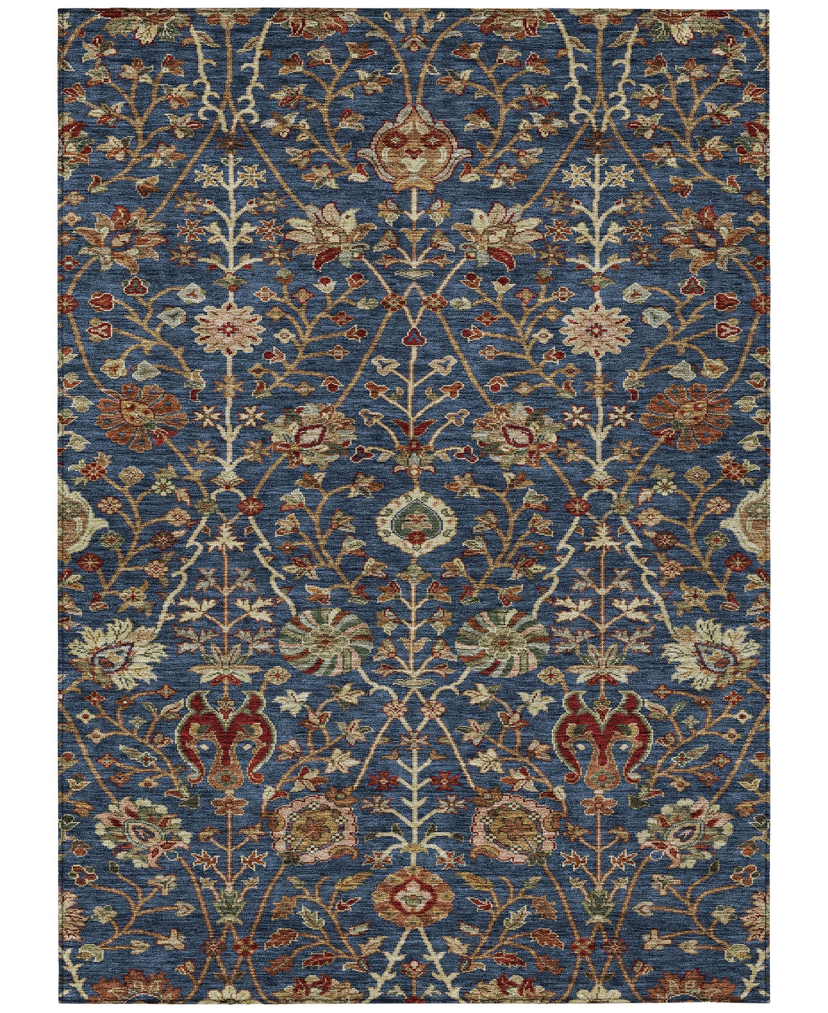 Addison Chantille Machine Washable Acn1085 5'x7'6" Area Rug In Navy