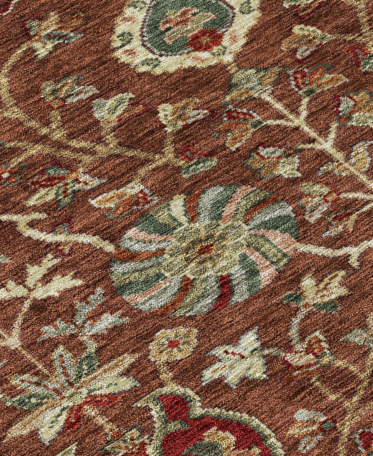 Addison Chantille Machine Washable Acn1085 3'x5' Area Rug In Paprika
