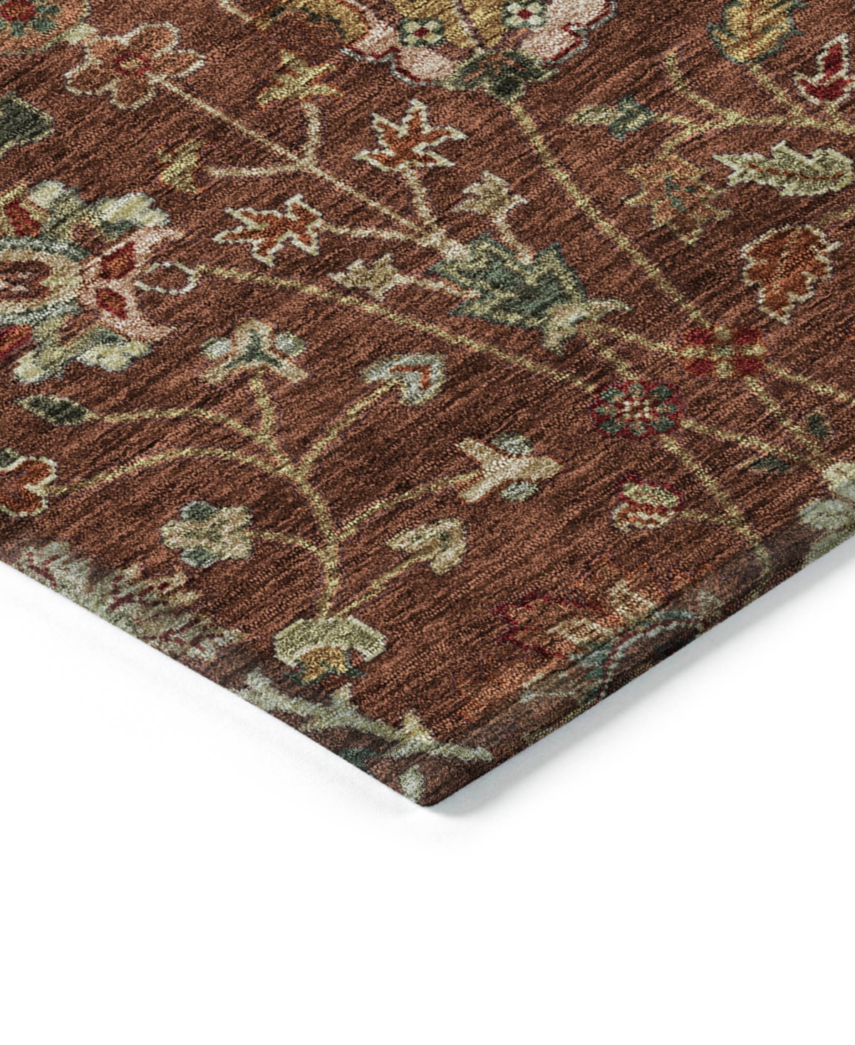 Addison Chantille Machine Washable Acn1085 3'x5' Area Rug In Paprika