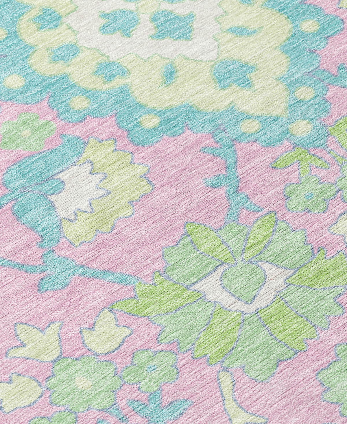 Addison Chantille Machine Washable Acn1002 5'x7'6" Area Rug In Pink