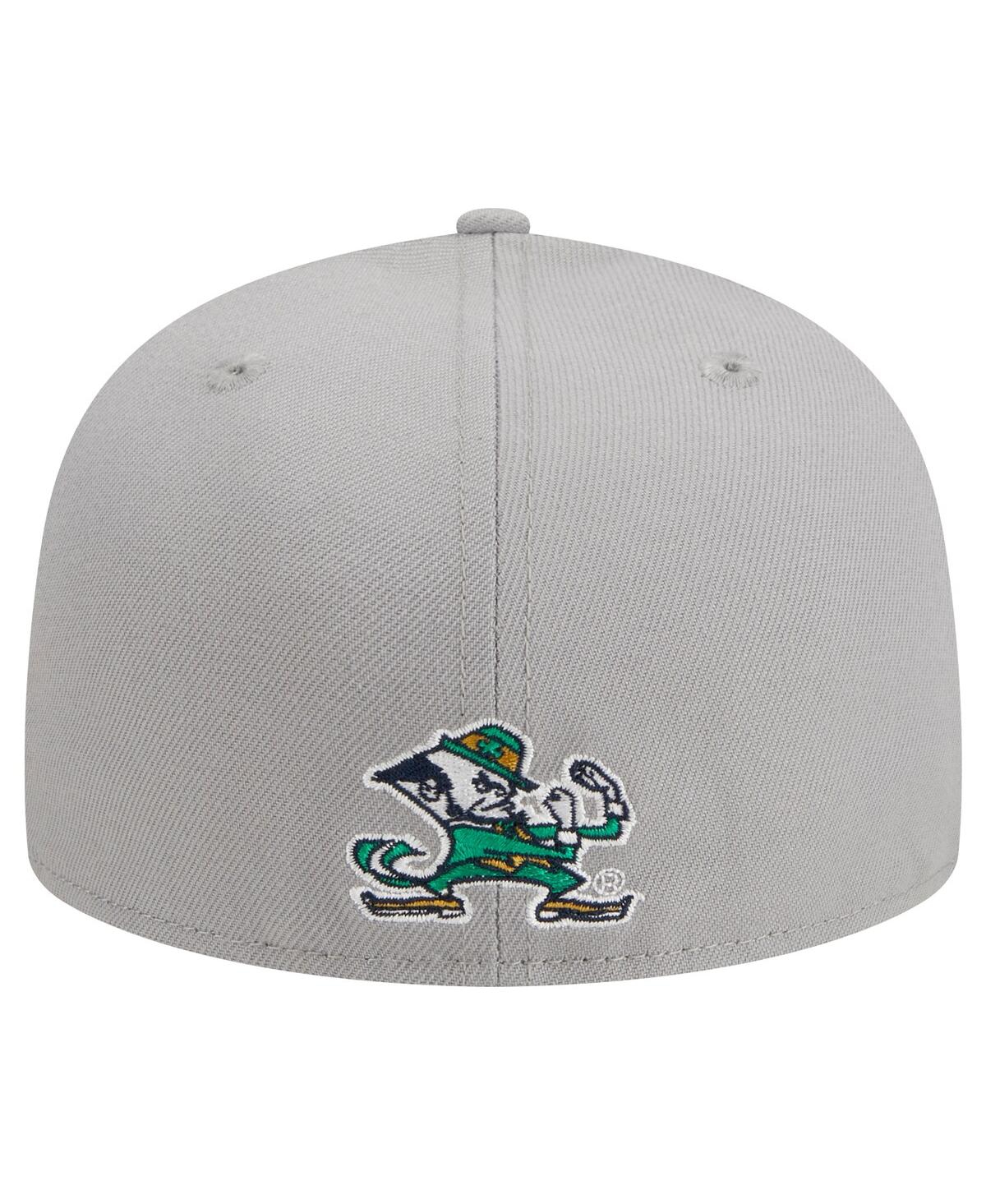 New Era Men'sNotre Dame Fighting Irish 59FIFTY Fitted Hat - Gray