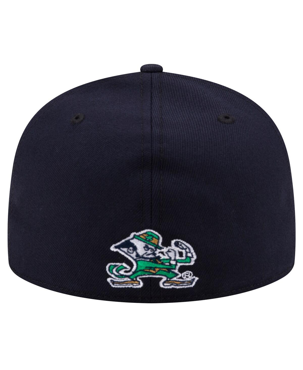 New Era Men'sNotre Dame Fighting Irish 59FIFTY Fitted Hat - Navy, Gold