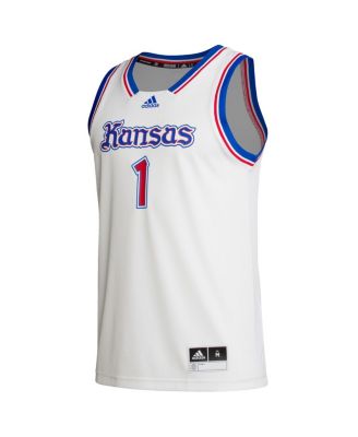 Men's 1 White Kansas Jayhawks Alternate Swingman Jersey