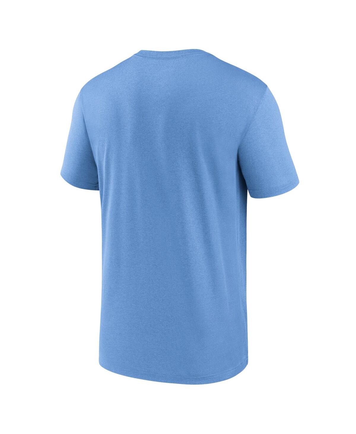 Jordan Men's Carolina Blue North Carolina Tar Heels Primary Logo Legend Performance T-shirt In Light Blue