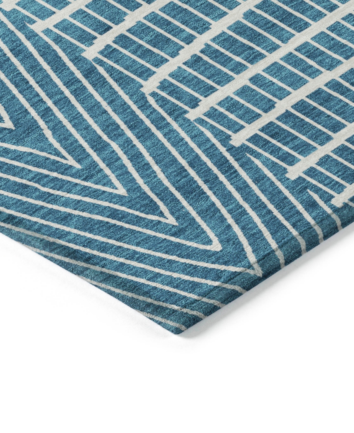 Addison Chantille Machine Washable Acn990 9'x12' Area Rug In Teal