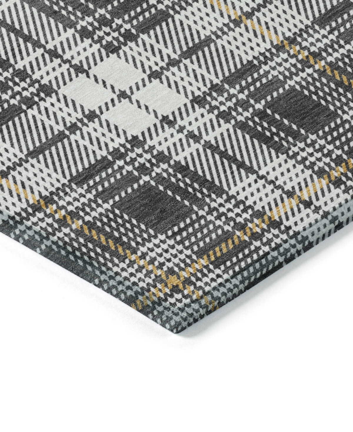 Addison Chantille Machine Washable Acn993 2'6"x3'10" Area Rug In Charcoal