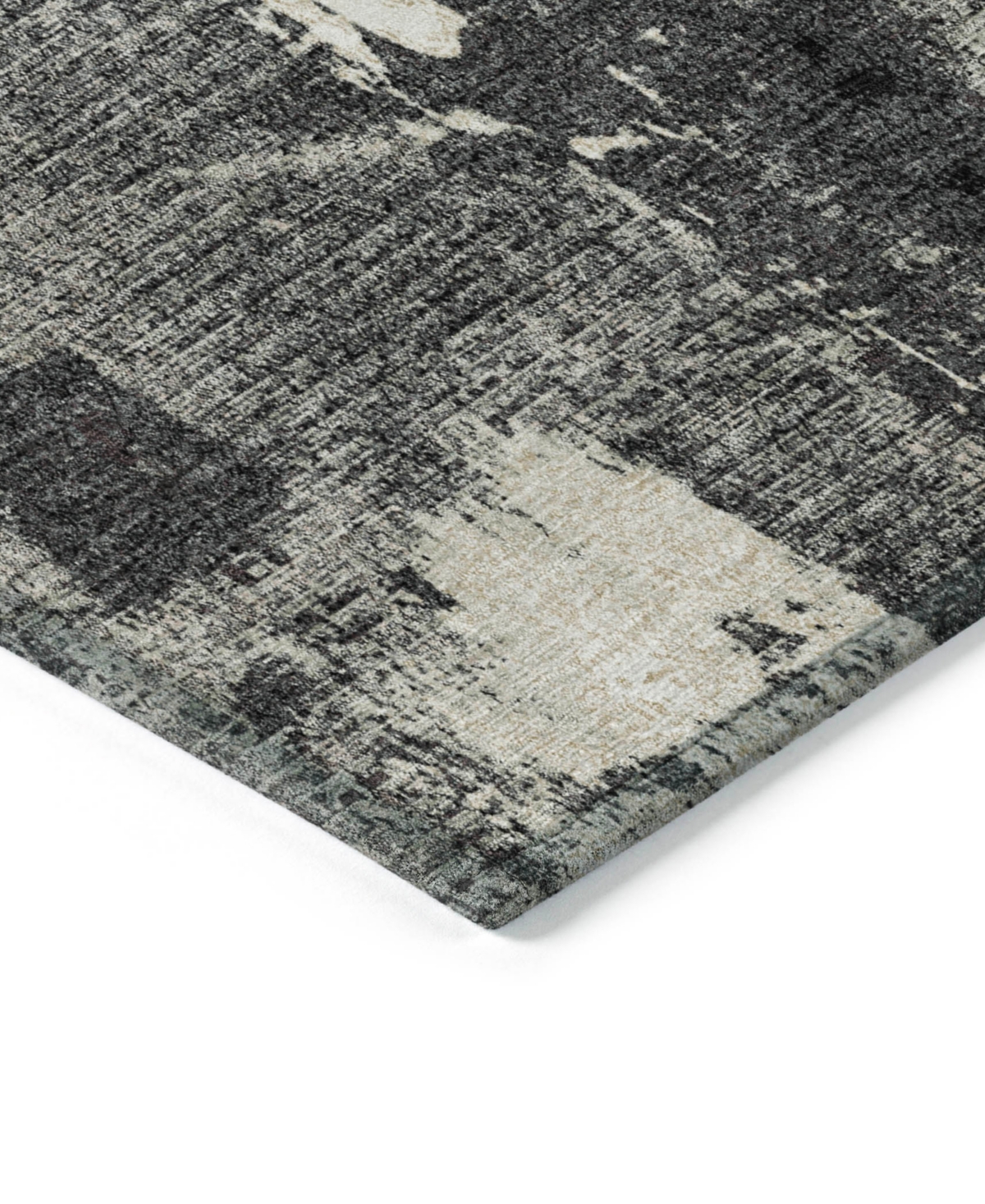 Addison Chantille Machine Washable Acn989 2'3"x7'6" Runner Area Rug In Black