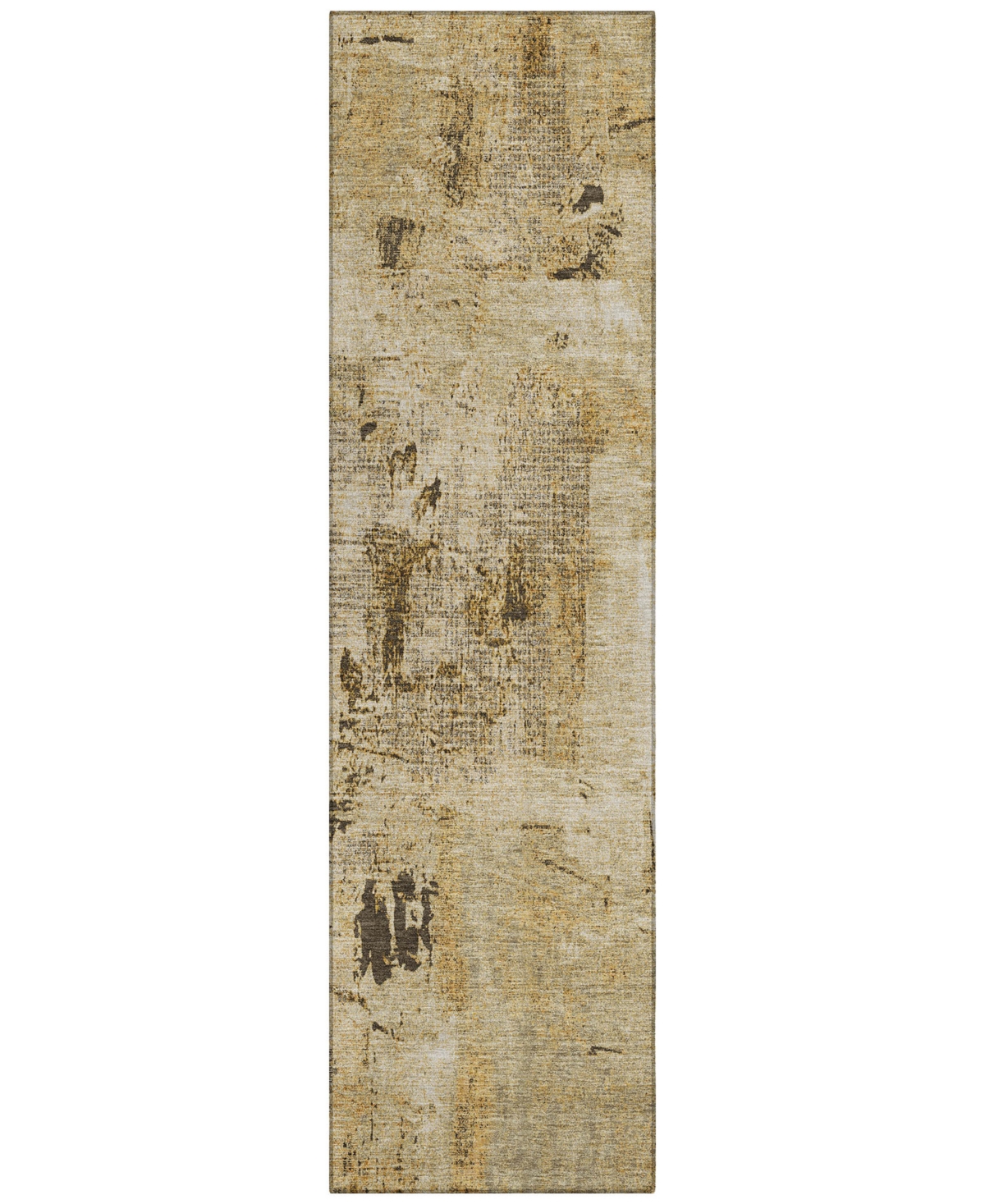 Addison Chantille Machine Washable Acn989 2'3"x7'6" Runner Area Rug In Beige