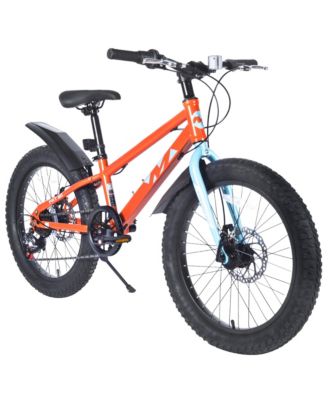 Streamdale Kids' Fat Tire Mountain Bike with Dual-Disc Brakes