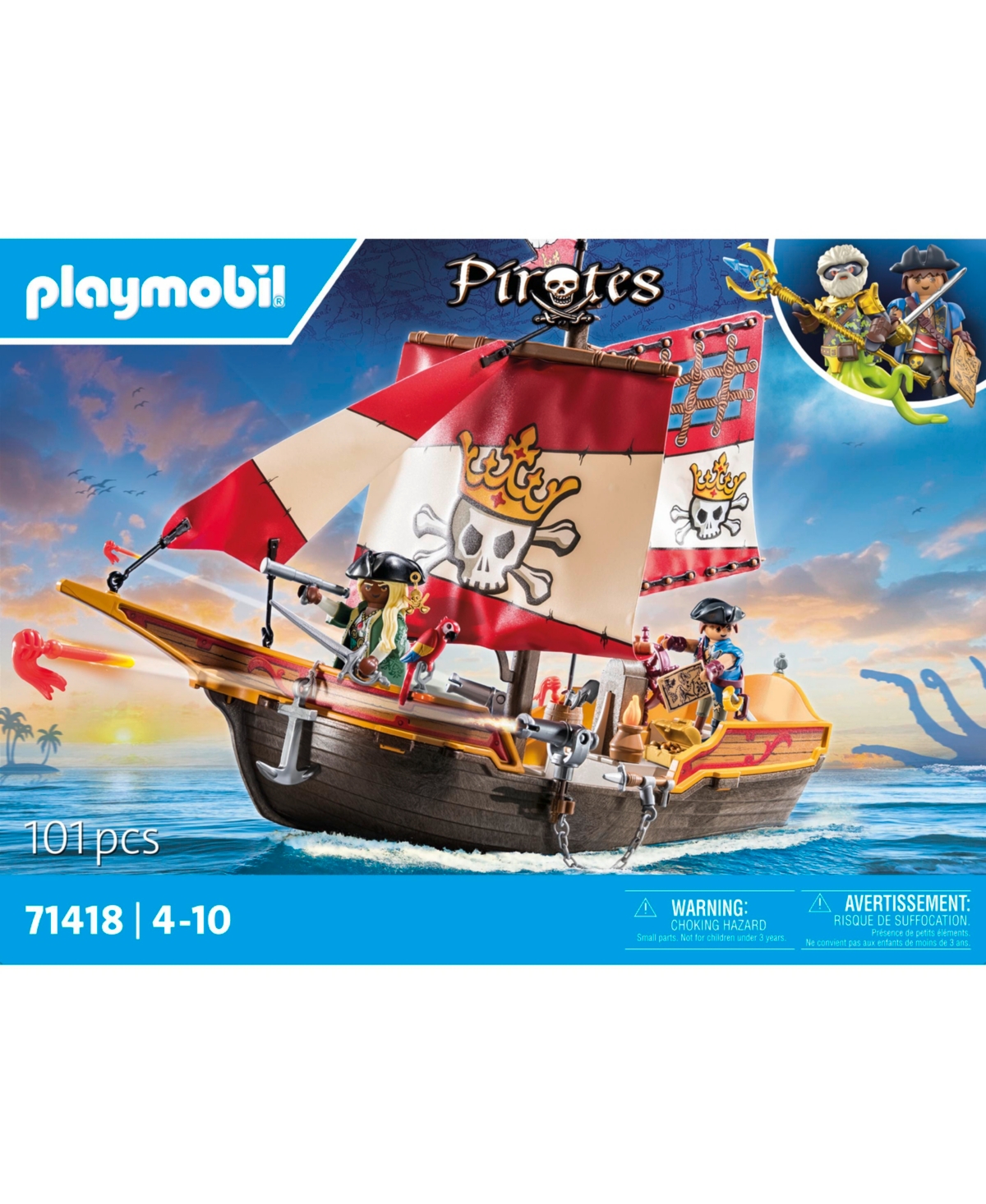 Playmobil Pirate Ship In Pink