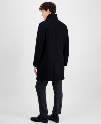 Men's Classic-Fit Bib Wool Blend Overcoat