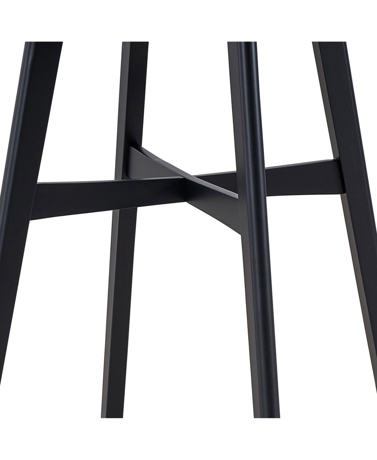 Streamdale Furniture 31.5 Inch Oversize Round Bar Table, Wooden High Top Kitchen Dining Table for Pub,Living Room,Restaurant,Cocktail Bar- Blac