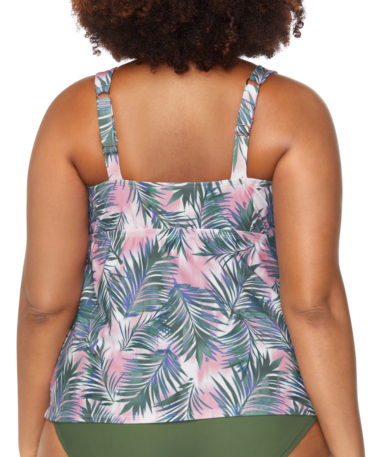 Raisins Curve Trendy Plus Rimini Printed Tankini In Multi