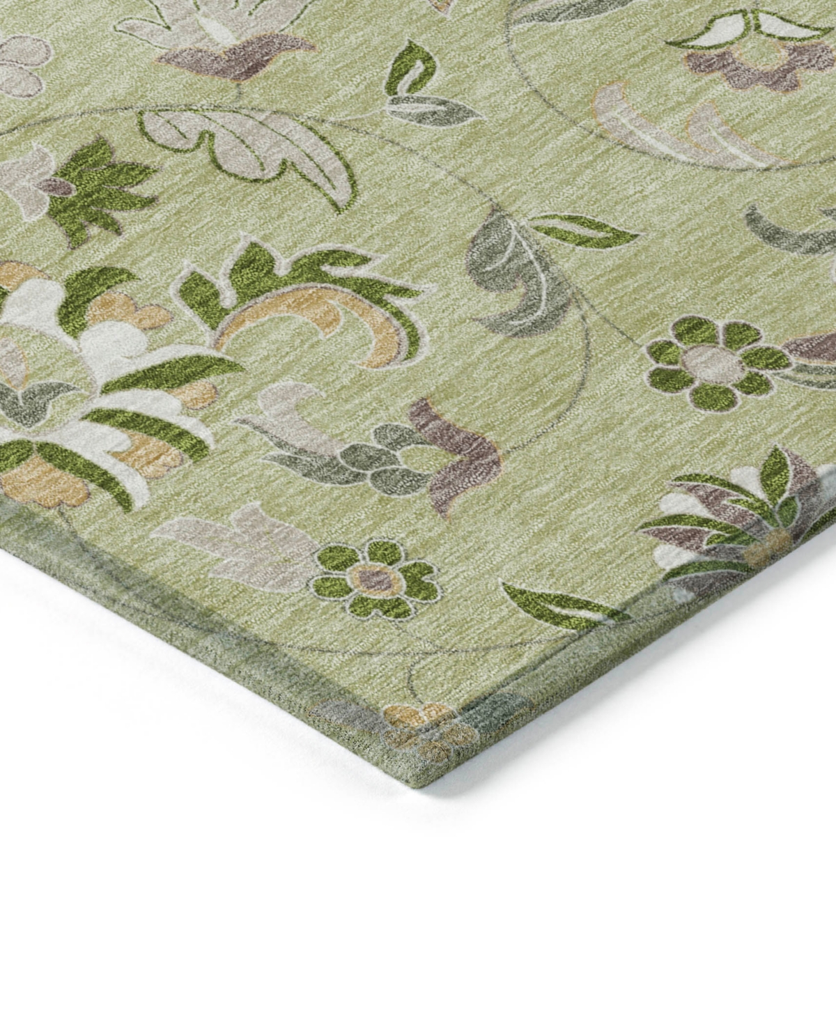 Addison Chantille Machine Washable Acn1006 2'6"x3'10" Area Rug In Grass