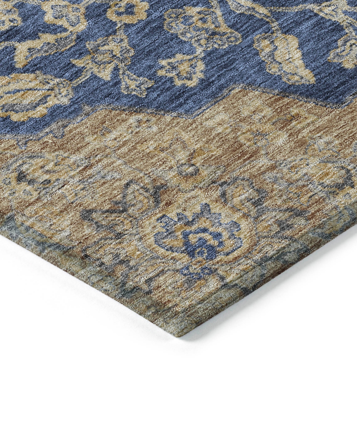 Addison Chantille Machine Washable Acn1151 2'3"x7'6" Runner Area Rug In Navy