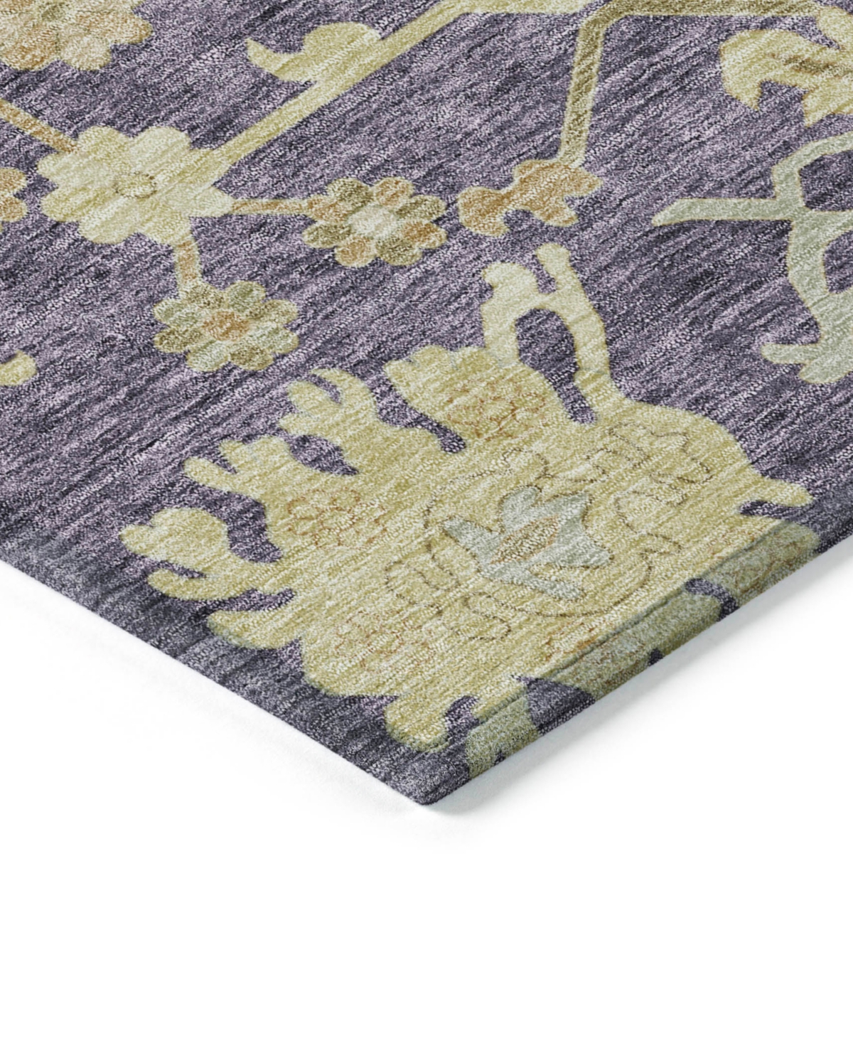 Addison Chantille Machine Washable Acn1150 2'3"x7'6" Runner Area Rug In Eggplant